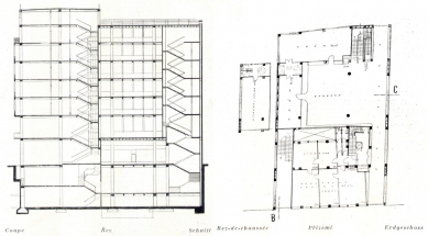 Návrhy architektury - Návrh na budovu ČTK v Praze, 1927 (spolupráce Josef Havlíček, Karel Honzík, Evžen Linhart a Pavel Smetana) - foto: archiv redakce