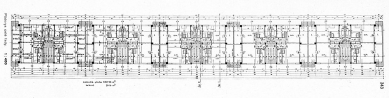 Houses for the poor neighborhoods in Prague - Floor plan of the entire block - foto: archiv redakce