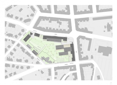 Architektonická studie FaVU a FA VUT - Širší vztahy - foto: © fam architekti, 2007