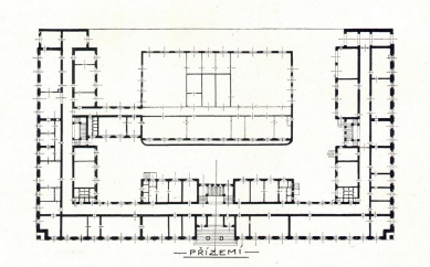 Vojenský zeměpisný ústav - Půdorys přízemí - foto: archiv redakce