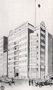 Projekt obchodního domu Čikatetsu - Perspektiva nároží - foto: archiv redakce