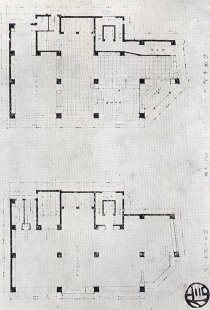 Projekt obchodního domu Čikatetsu - Půdorysy - foto: archiv redakce