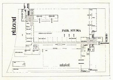 Francouzské školy - Půdorys přízemí - foto: archiv redakce