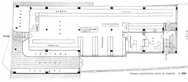 <translation>Rodinger Department Store</translation> - Floor plan of the ground floor - foto: archiv redakce