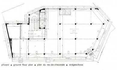 Dům obuvi Baťa - Půdorys přízemí - foto: archiv redakce