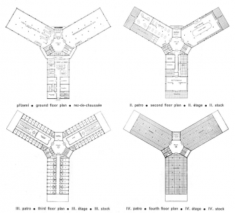 Společenský dům a internát - Půdorysy - foto: archiv redakce