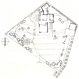 Summer house of Dra Svojsík in Dobřichovice - Situation - foto: archiv redakce