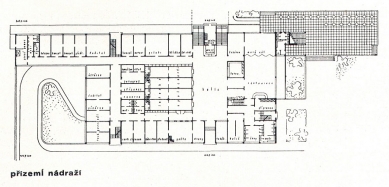 Soutěžní návrh letiště v Praze-Ruzyni - Přízemí nádraží - foto: archiv redakce