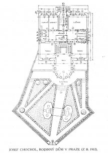 Vila Kovařovic - Situace - foto: archiv redakce