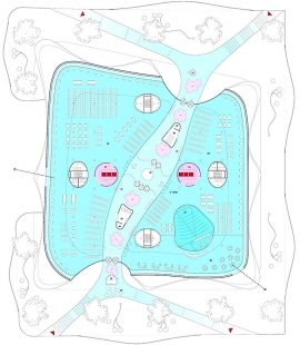 Winning proposal for the construction of the National Library in Prague - foto: Future Systems