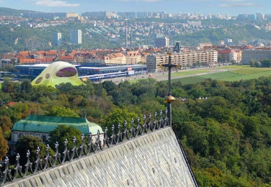 Winning proposal for the construction of the National Library in Prague - foto: Future Systems