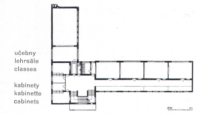 General and Citizens' School in Brno on Křídlovická St. - Floor plan - foto: archiv redakce