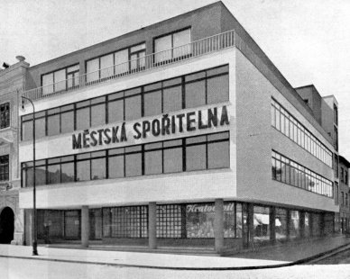 Městská spořitelna v Třebíči - foto: archiv redakce