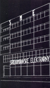 Ústřední a obytný dům Středomoravských elektráren - foto: archiv redakce