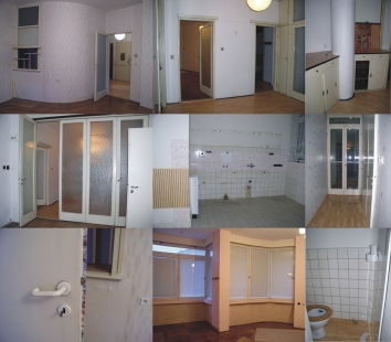 Obnovení bytu ve „Skleňáku“ - Fotografie původního stavu - foto: © skupina