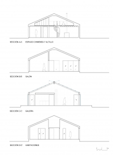 The Cork and Wood House - <Cross_Sections>