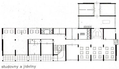 Professional School for Women's Professions Vesna and Eliska Machova Home - Internship - floor plan - foto: archiv redakce