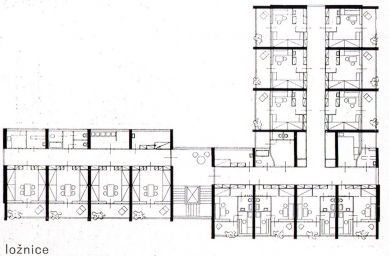 Professional School for Women's Professions Vesna and Eliska Machova Home - Dormitory - floor plan - foto: archiv redakce