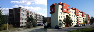 Construction of an extension on a panel building in Brno-Bystrc - foto: archiv maura