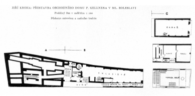 Reconstruction of the wholesale store of Pavel Gellner - Basement - foto: archiv redakce