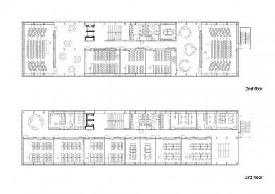 Faculty of Mathematics - Půdorysy - foto: © bevk perović arhitekti