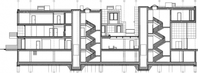 Condominium Trnovski Pristan - Řez A-A' - foto: © SVA, Lublaň