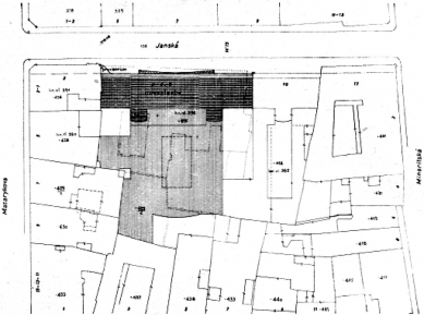 Administrativní a nájemný dům První Moravské Spořitelny - Situace - foto: archiv redakce