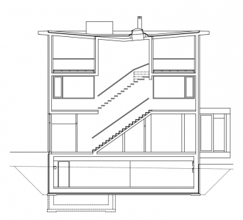 General Consulate of the Czech Republic - Cross section - foto: AP atelier