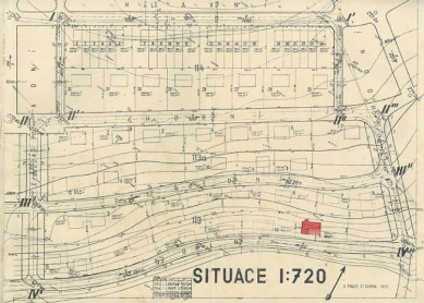 Vlastní dům architekta Janáka - Situace - foto: archiv redakce