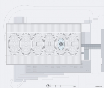 National Assembly for Wales - Roof drawing - foto: © Rogers Stirk Harbour + Partners