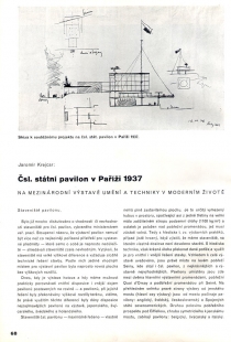 Československý pavilón na Mezinárodní výstavě umění a techniky v moderním životě - Časopis Stavitel XVI, strana 68 - foto: archiv redakce