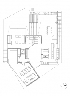 Vila 'Old Oaks' - Půdorys přízemí - foto: © OFIS arhitekti