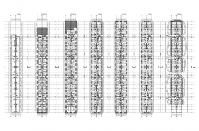 650 Apartments - Půdorysy - foto: © OFIS arhitekti