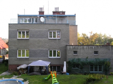 Zateplení a barevné řešení fasády RD Opava - Původní stav - foto: archiv Atelier 38