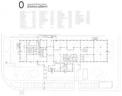 Centre for Entrepreneurship and Innovation Zlin / Manufacturing Hall No. 23 - Půdorys přízemí - foto: © Ing.arch. Pavel Mudřík