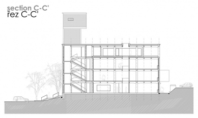 Centre for Entrepreneurship and Innovation Zlin / Manufacturing Hall No. 23 - Řez C - foto: © Ing.arch. Pavel Mudřík