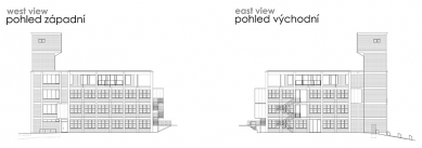 Centre for Entrepreneurship and Innovation Zlin / Manufacturing Hall No. 23 - Západní a východní pohled - foto: © Ing.arch. Pavel Mudřík