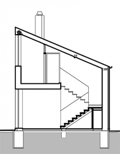 Rodinný dům v Poříčí nad Sázavou - Řez - foto: New Work