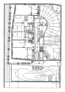 <Tower>Flower</Tower> - Floor plan of the ground floor - foto: © edouard françois architect