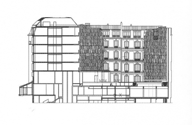 Hôtel Fouquet's Barrière - <translation>Cut through the hotel</translation> - foto: © edouard françois architect