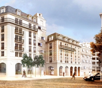 Hôtel Fouquet's Barrière - Vizualizace - foto: © edouard françois architect