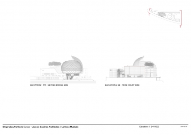 La Seine Musicale  - Pohledy - foto: Shigeru Ban Architects