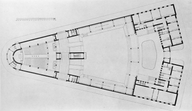 Sbor kněze Ambrože Církve československé husitské - Půdorys přízemí - foto: archiv redakce