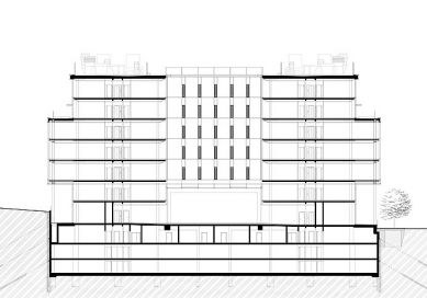 E-GATE - Řez - foto: 4A architekti