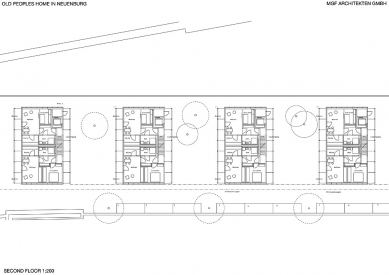 Senior Citizen's Housing Complex - Floor plan - foto: © Mahler Günster Fuchs, MGF Architekten GmbH