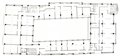 Palác U Stýblů (Palác Alfa) - Půdorys - foto: archiv redakce