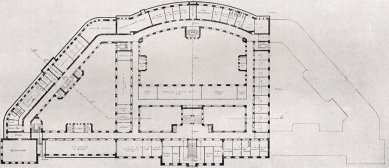 Návrh Úrazové pojišťovny - Půdorys přízemí - foto: archiv redakce