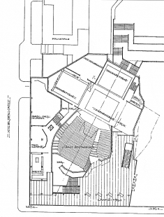 Jyväskylä City Theatre - Floor plan - variant from 1970 - foto: archiv redakce