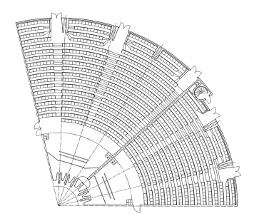 TKK main building - Floor plan of the hall - foto: archiv redakce