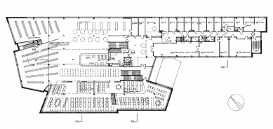 Otaniemi Technical University Library - Půdorys patra - foto: archiv redakce